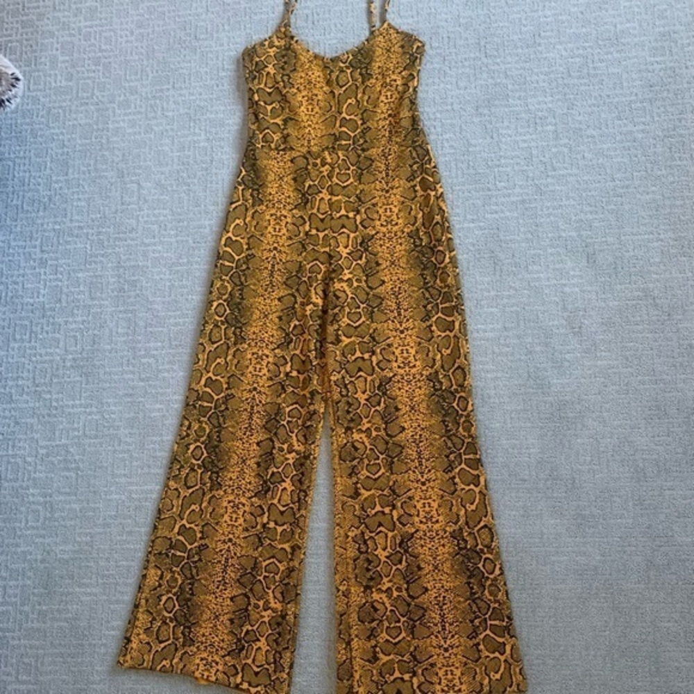 Pretty Little Thing Animal Print Jumpsuit